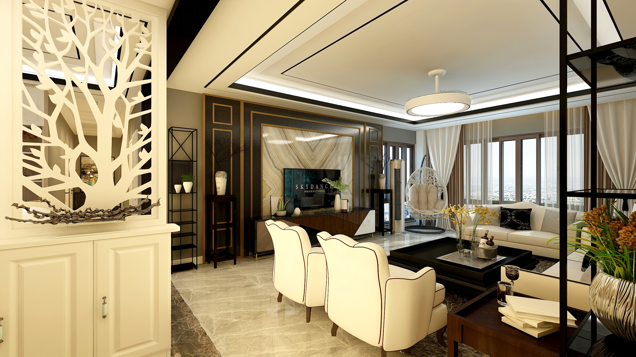 巫工丶建筑装饰工程设计-绿洲家园B区7#2401号巫先生府邸精品设计方案-装修设计方案