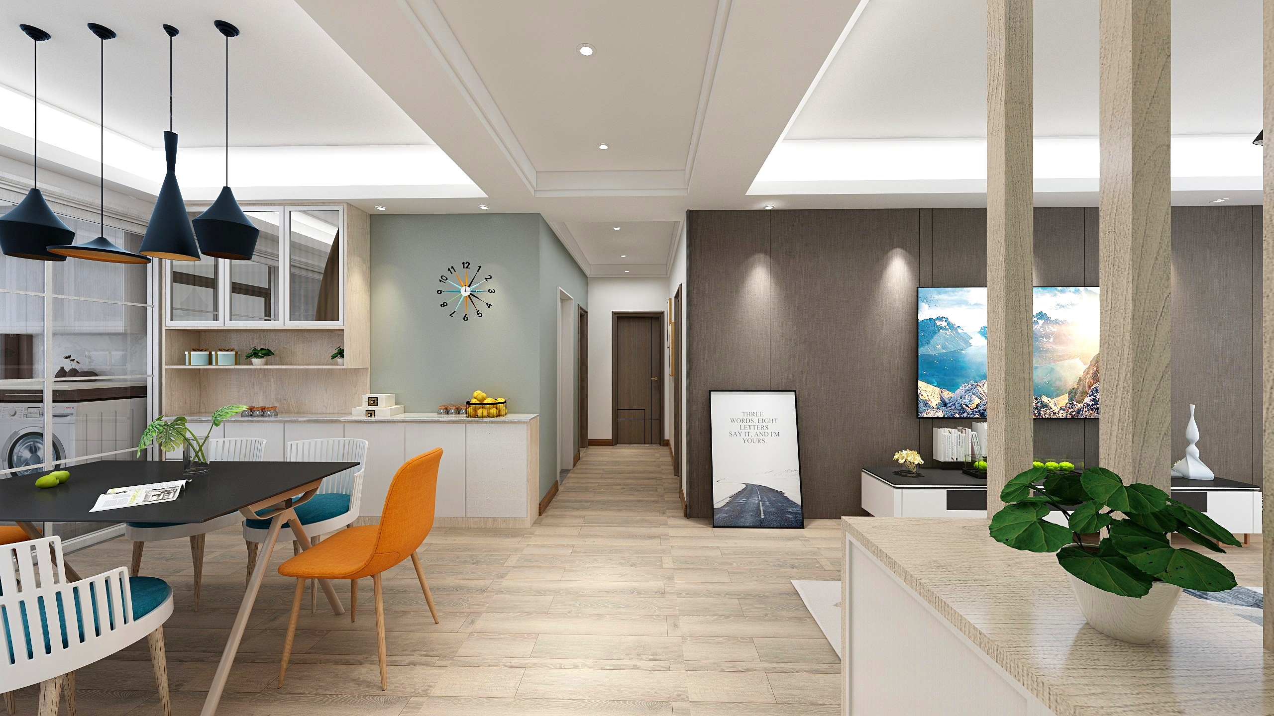 云上I空间设计-辰州水郡5-302漂亮的房子5-13修改-装修设计方案