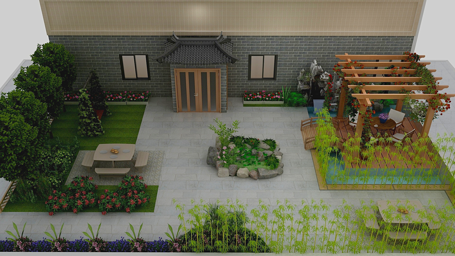 侯天雨-羊汤店入户花园-副本-装修设计方案