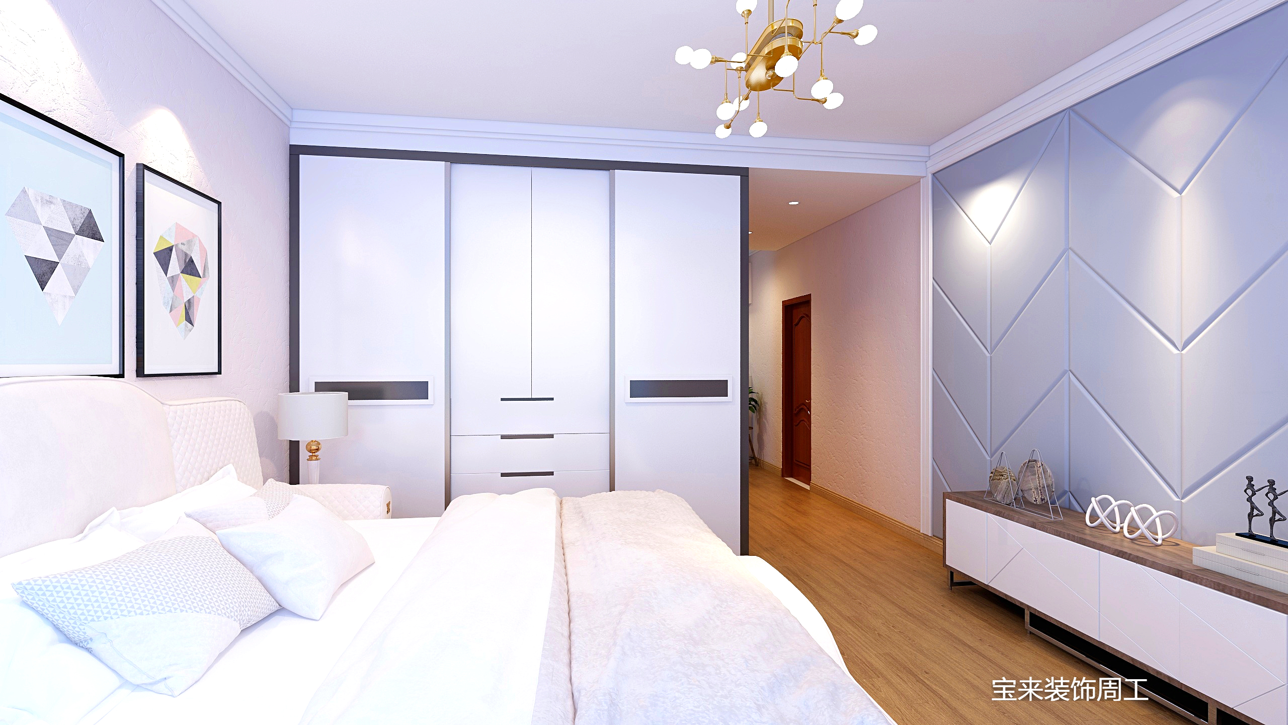 周伊奇-女孩房-装修设计方案