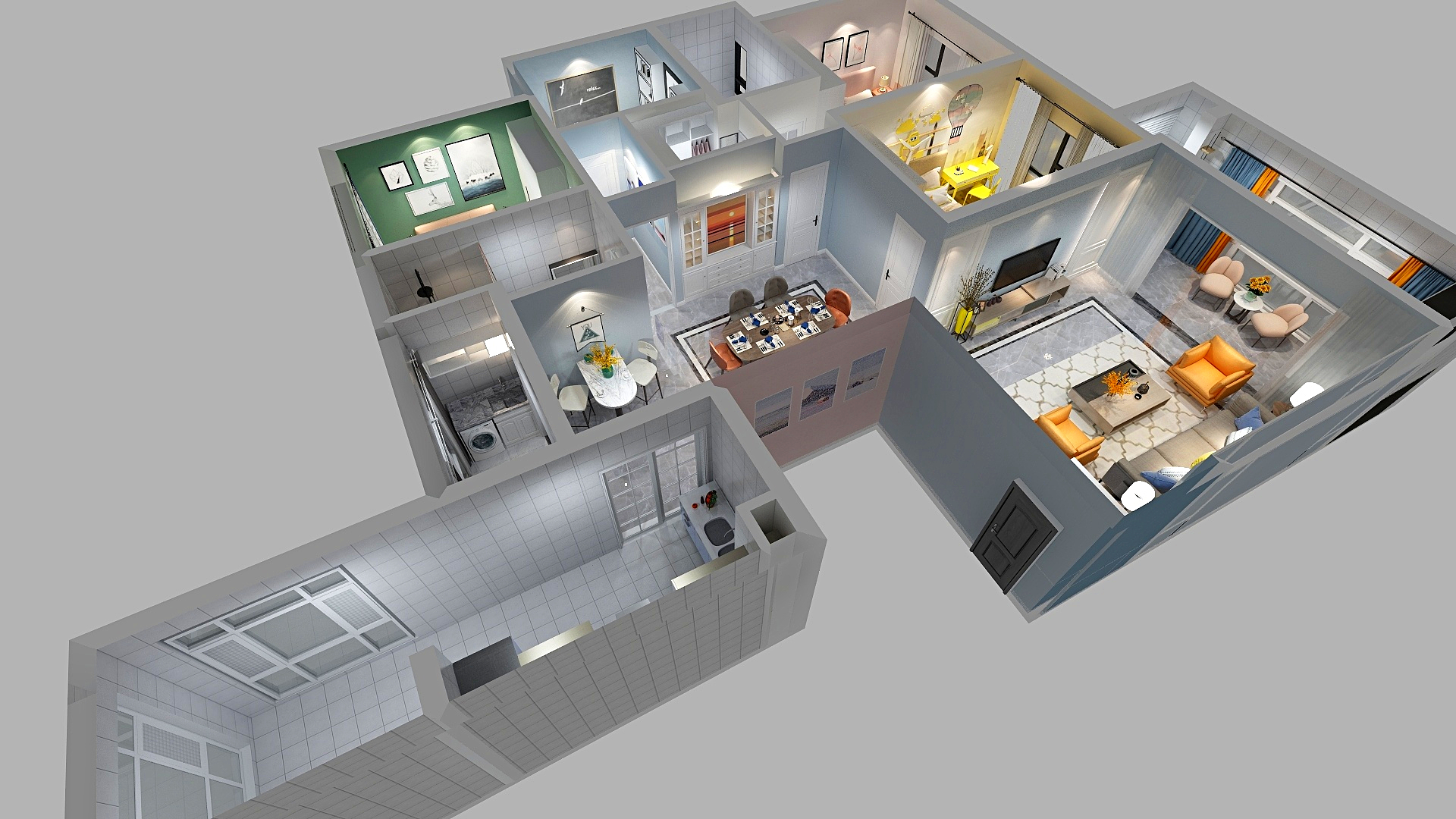 杜杜杜杜丶-中庚香山新城-装修设计方案