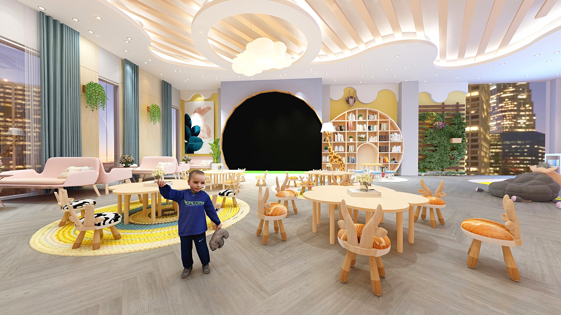 13755277626杨工-绘本馆装修效果图