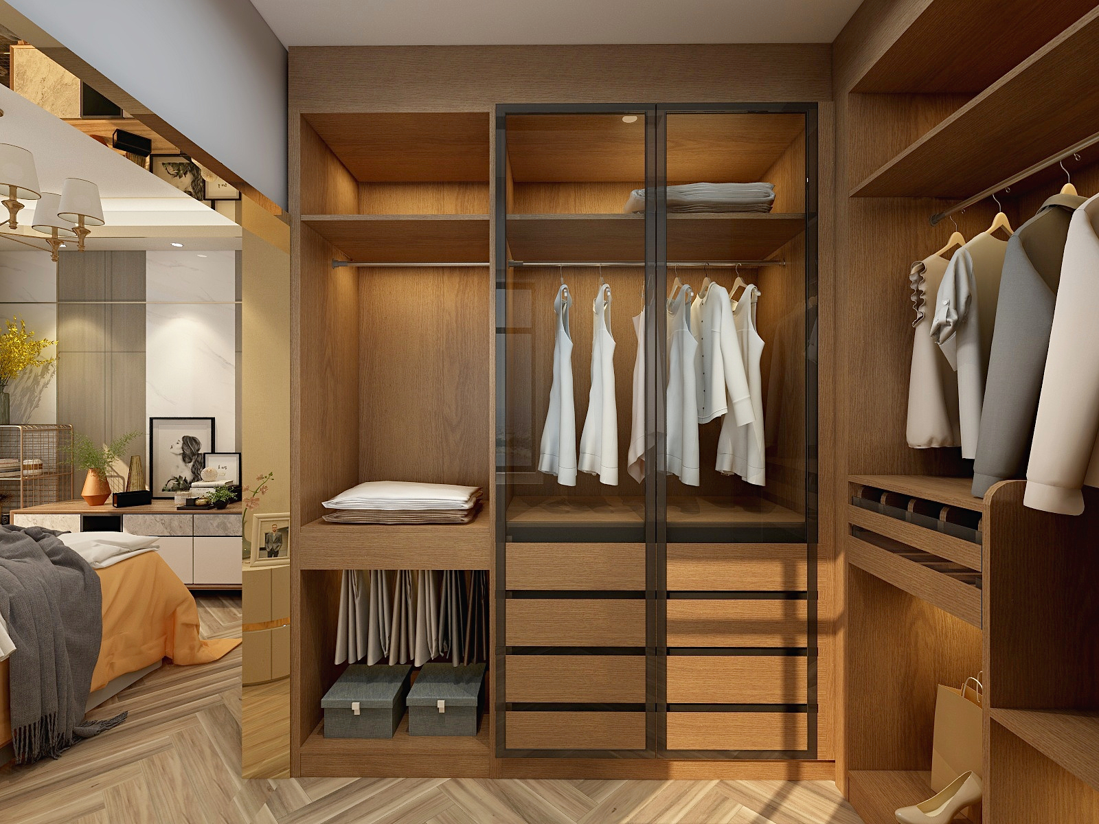 阿达木-113方现代三居-装修设计方案