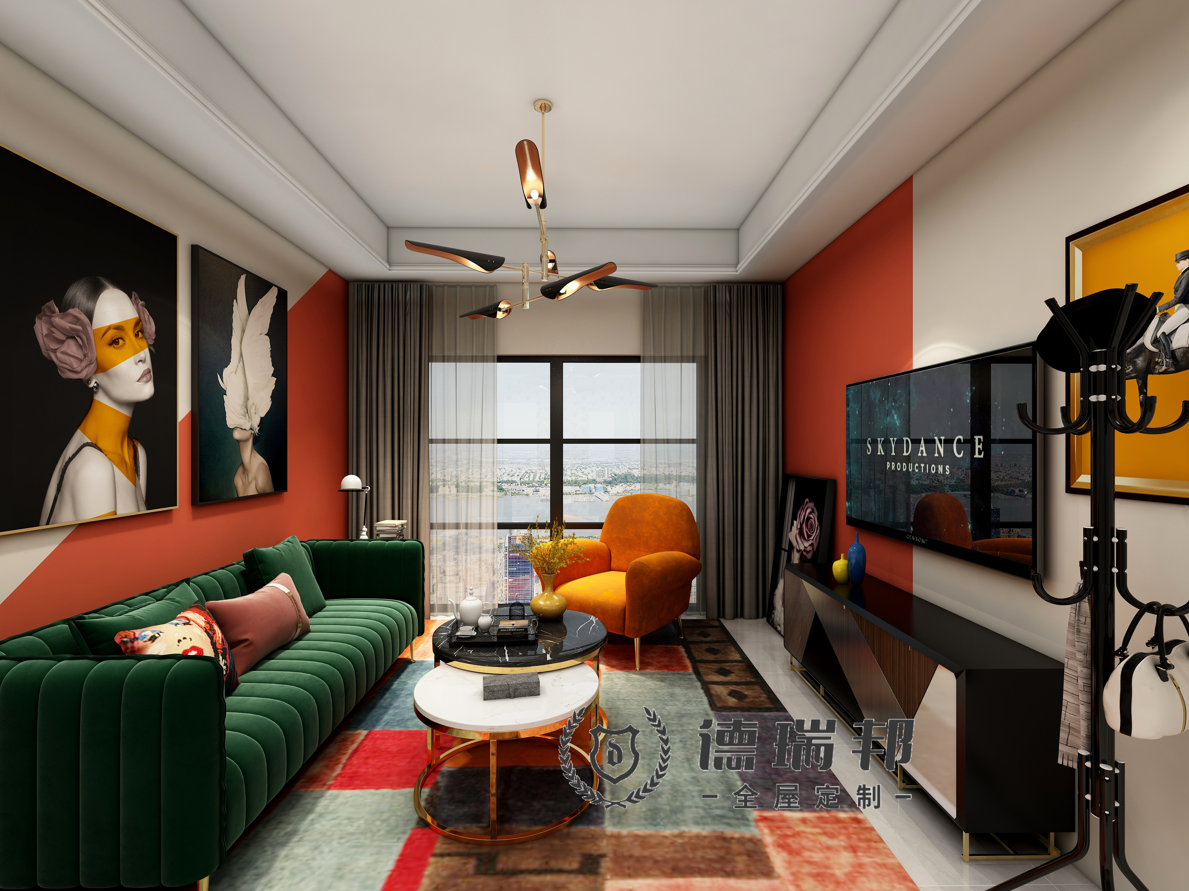 华容德瑞邦-70平方女王轻奢-装修设计方案