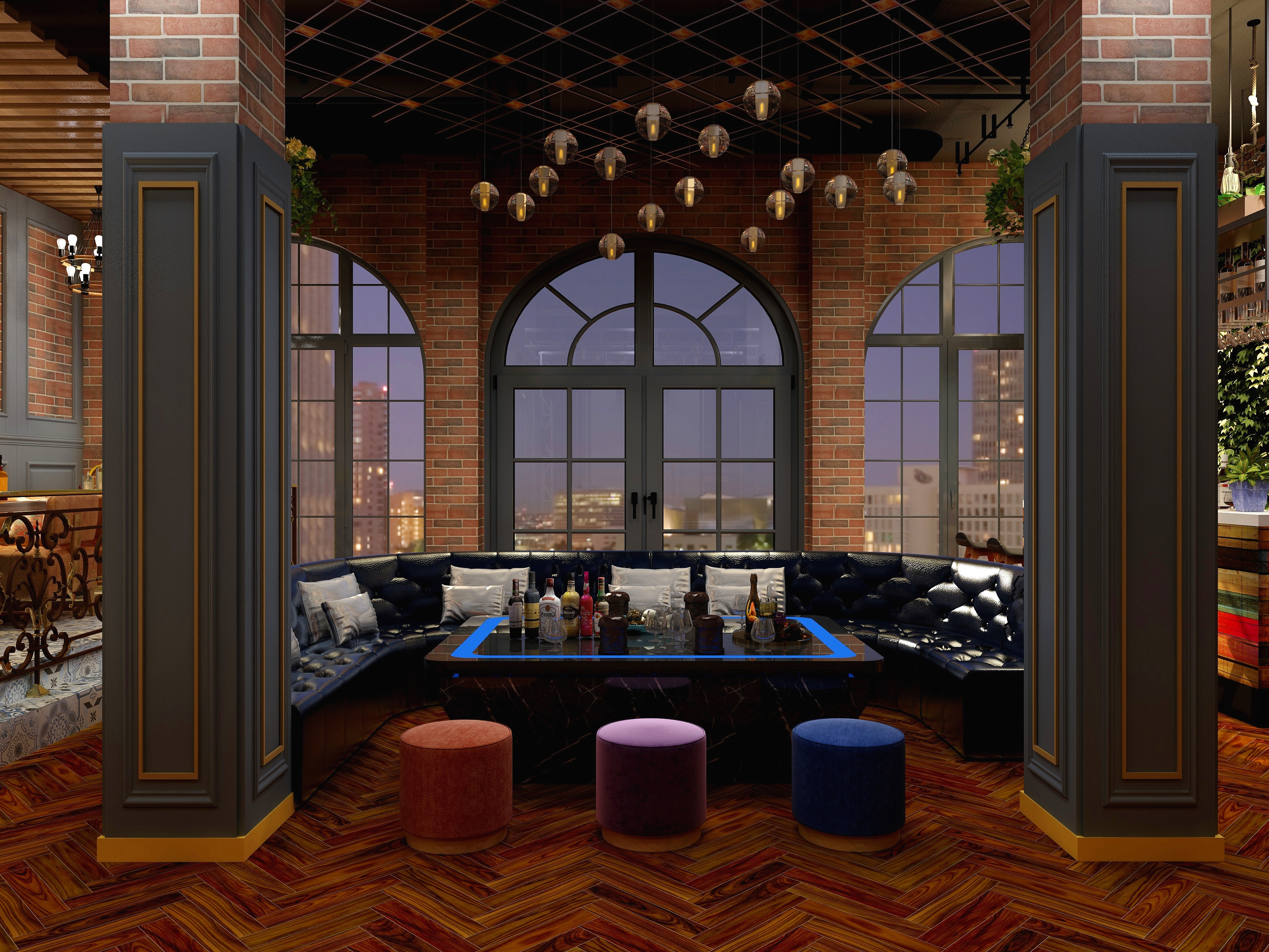 酷家乐-太阳_-慢摇吧“归”-装修设计方案