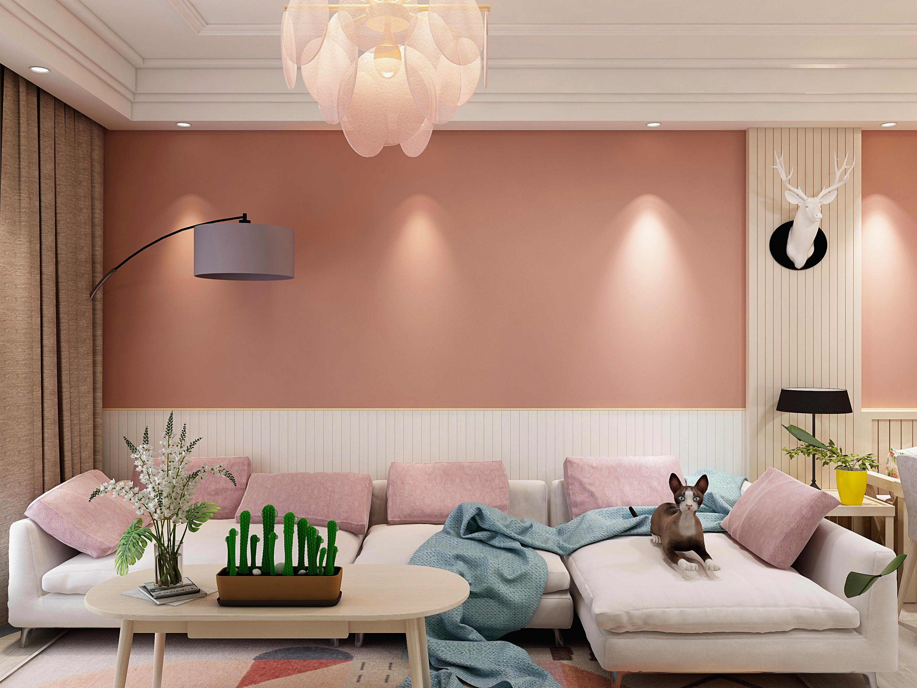 @猪小坏@-德信海德公园83.00㎡A2’3室2厅1卫1厨-装修设计方案