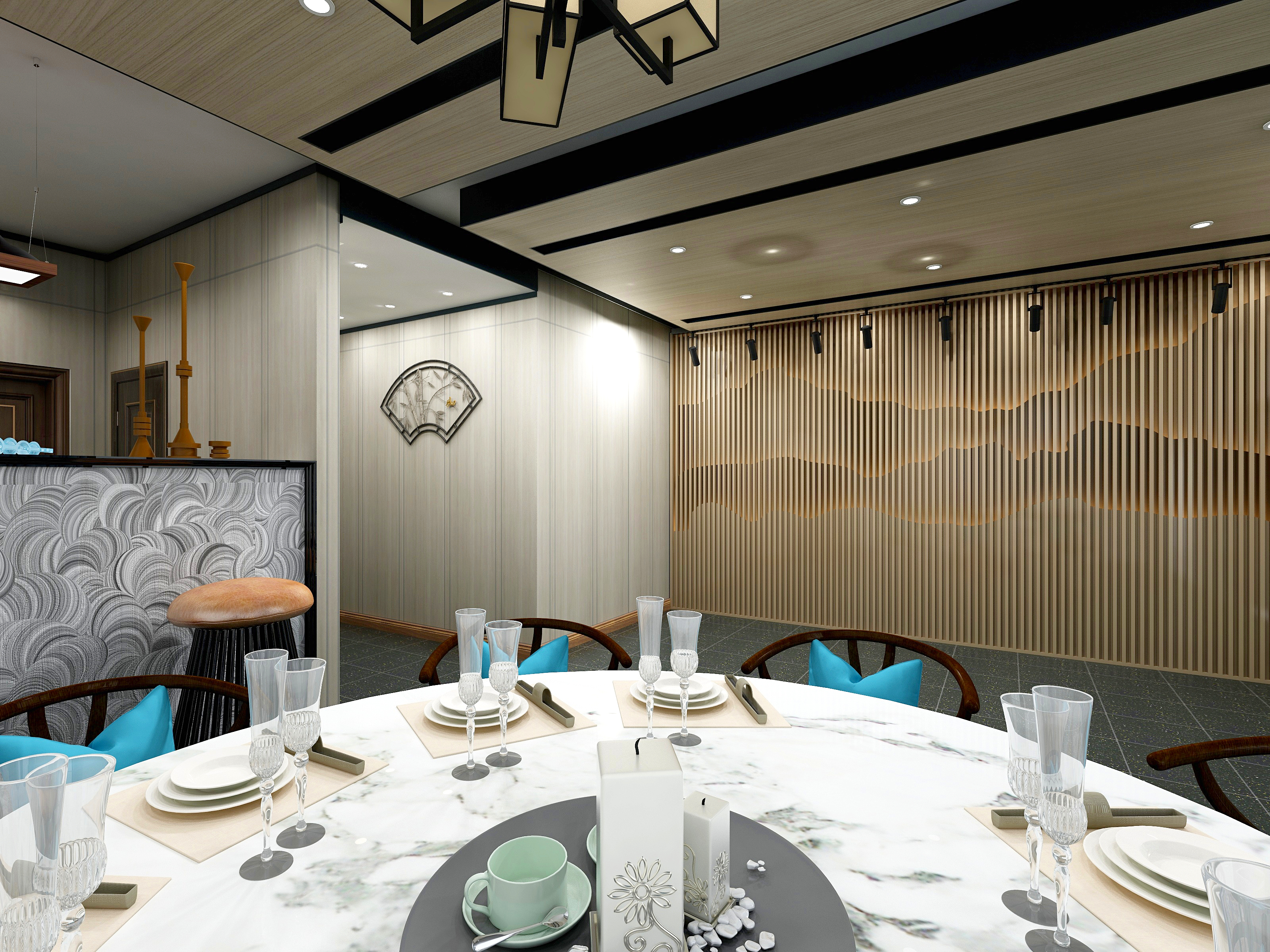 李默含-金叶SOHO390平会所-装修设计方案