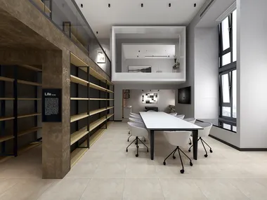 酷家乐大师案例-周令-远线办公空间作品还原装修效果图