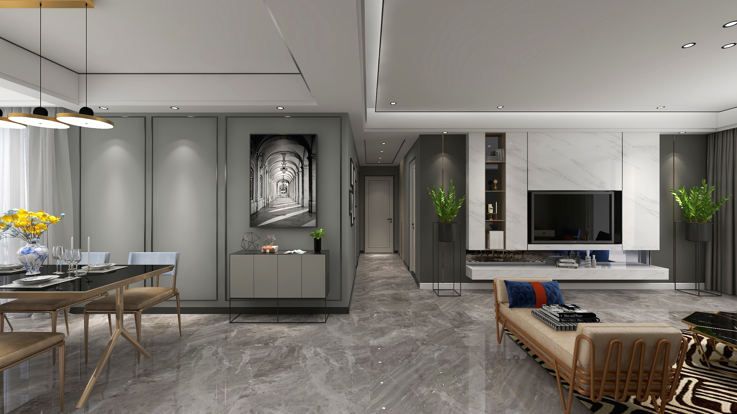 成都万禾装饰-现代-装修设计方案