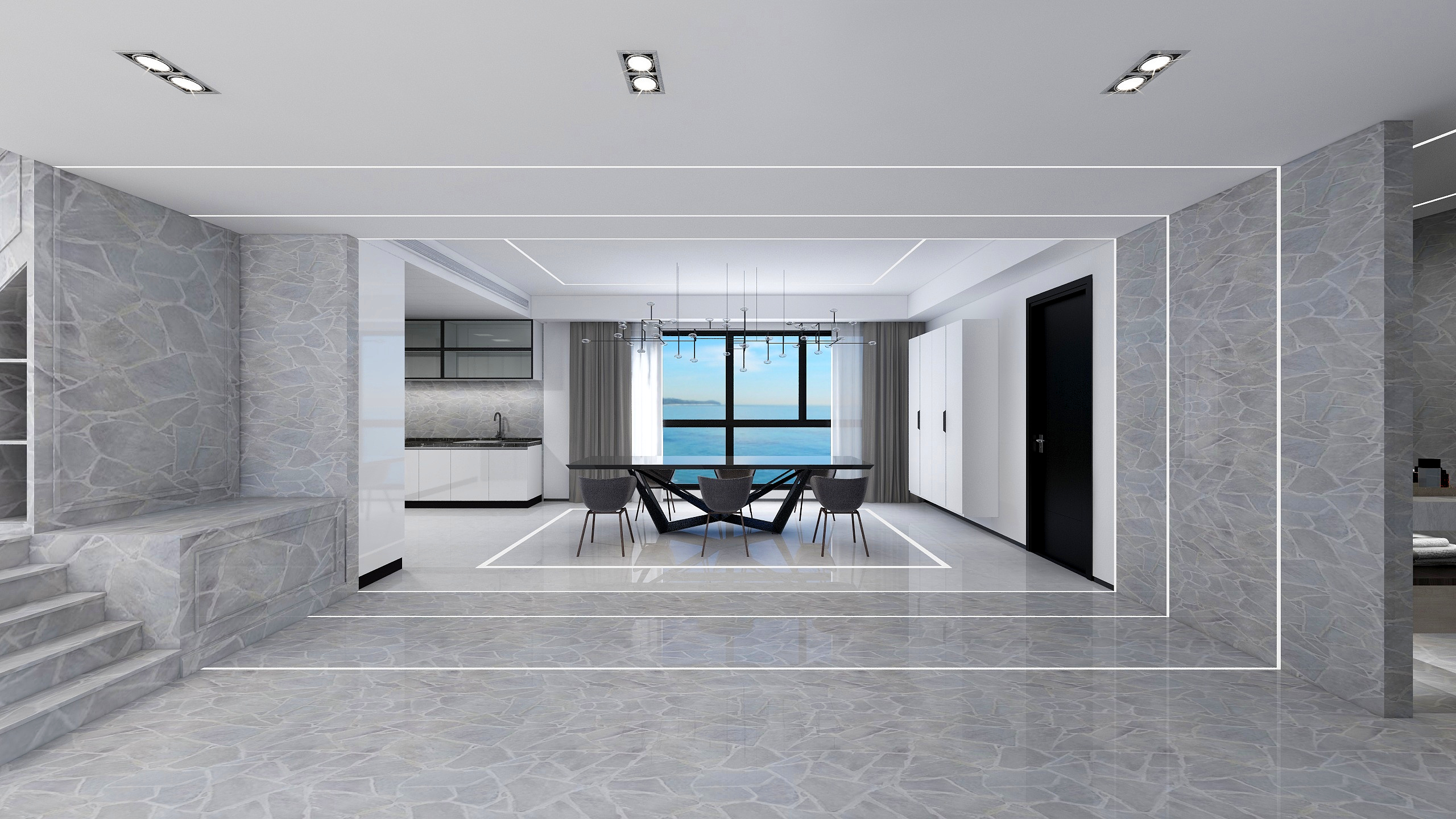 清风XL-极致简约风设计-装修设计方案