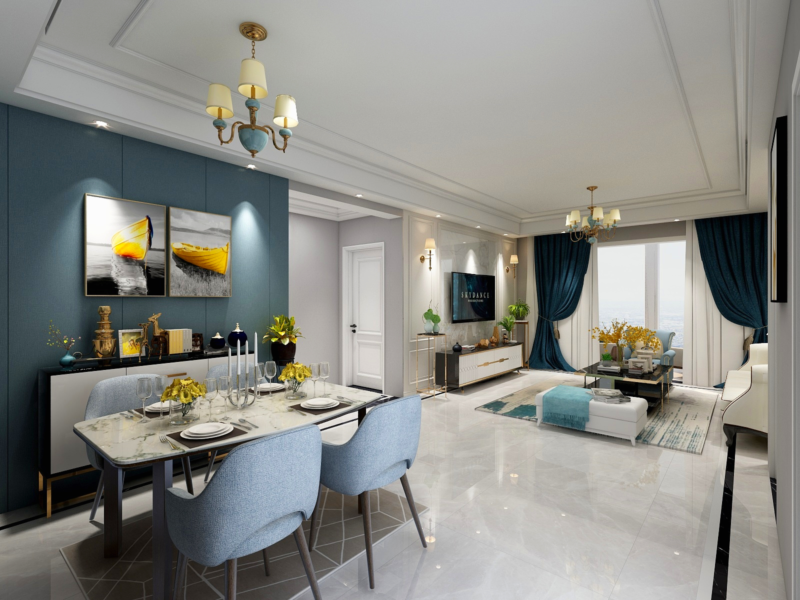 深澜空间设计-雍景新城-空调出风口阳台门上-副本-装修设计方案