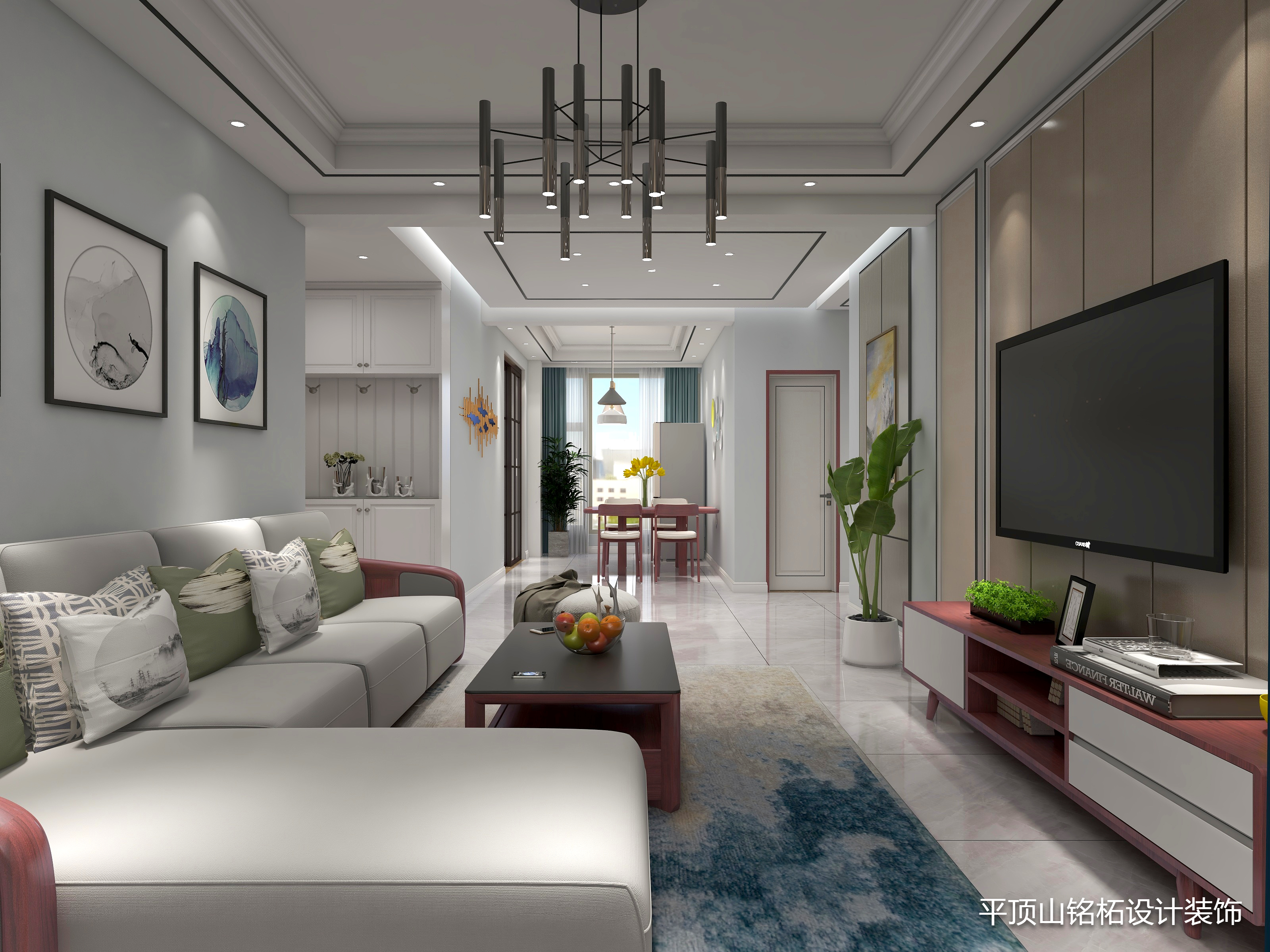 平顶山铭柘设计装饰-幸福城三期20#-1-801东户-装修设计方案