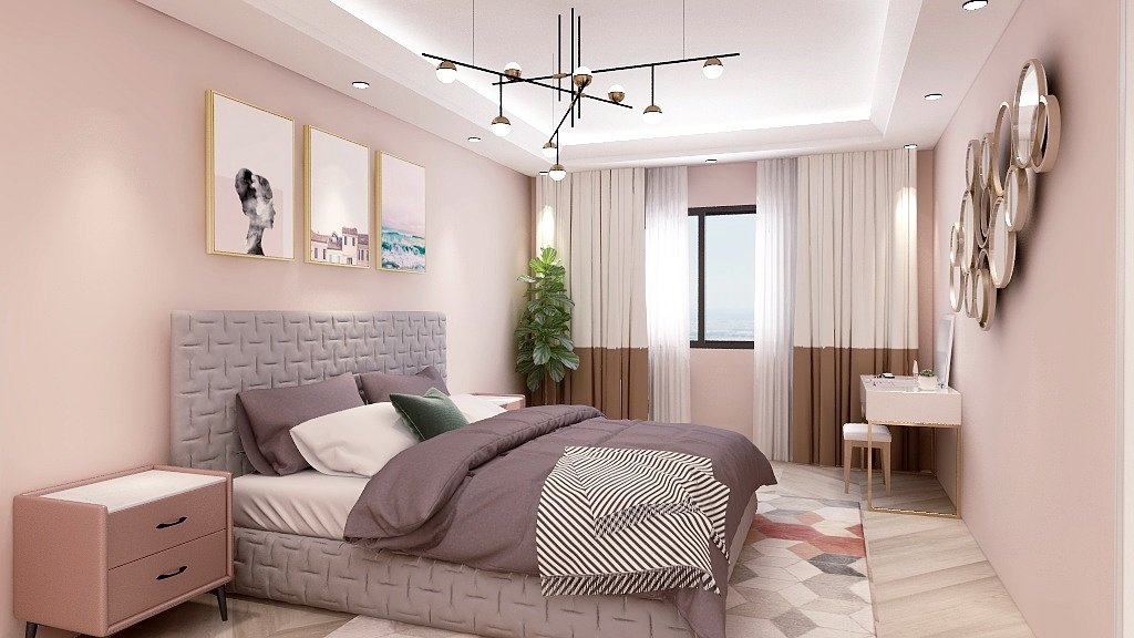 丹尼尔098-现代风格宿舍-1-副本-装修设计方案