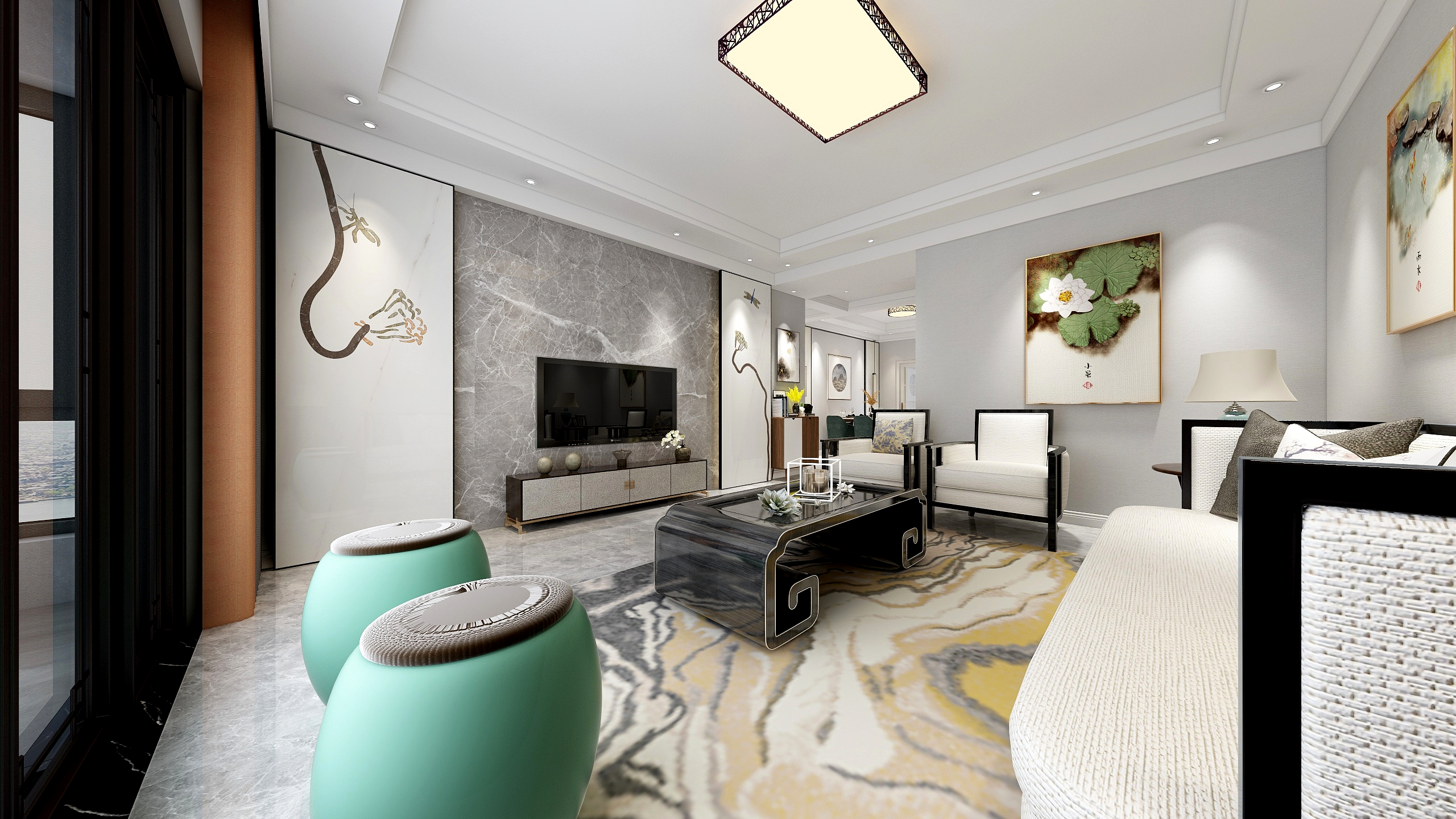 壹家全案设计-泰城壹号简中-装修设计方案