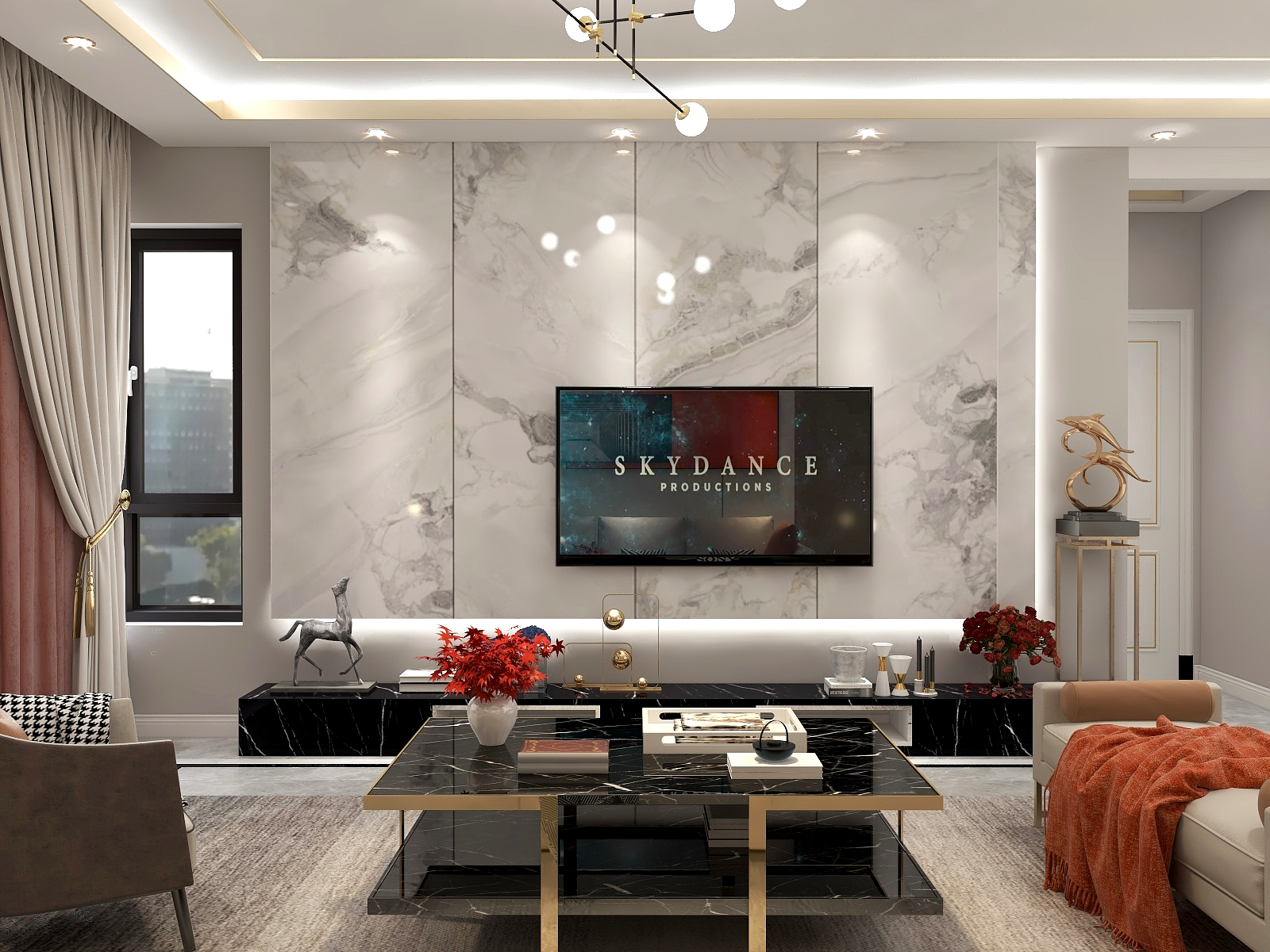 盛康-现代轻奢【金色年华】-装修设计方案