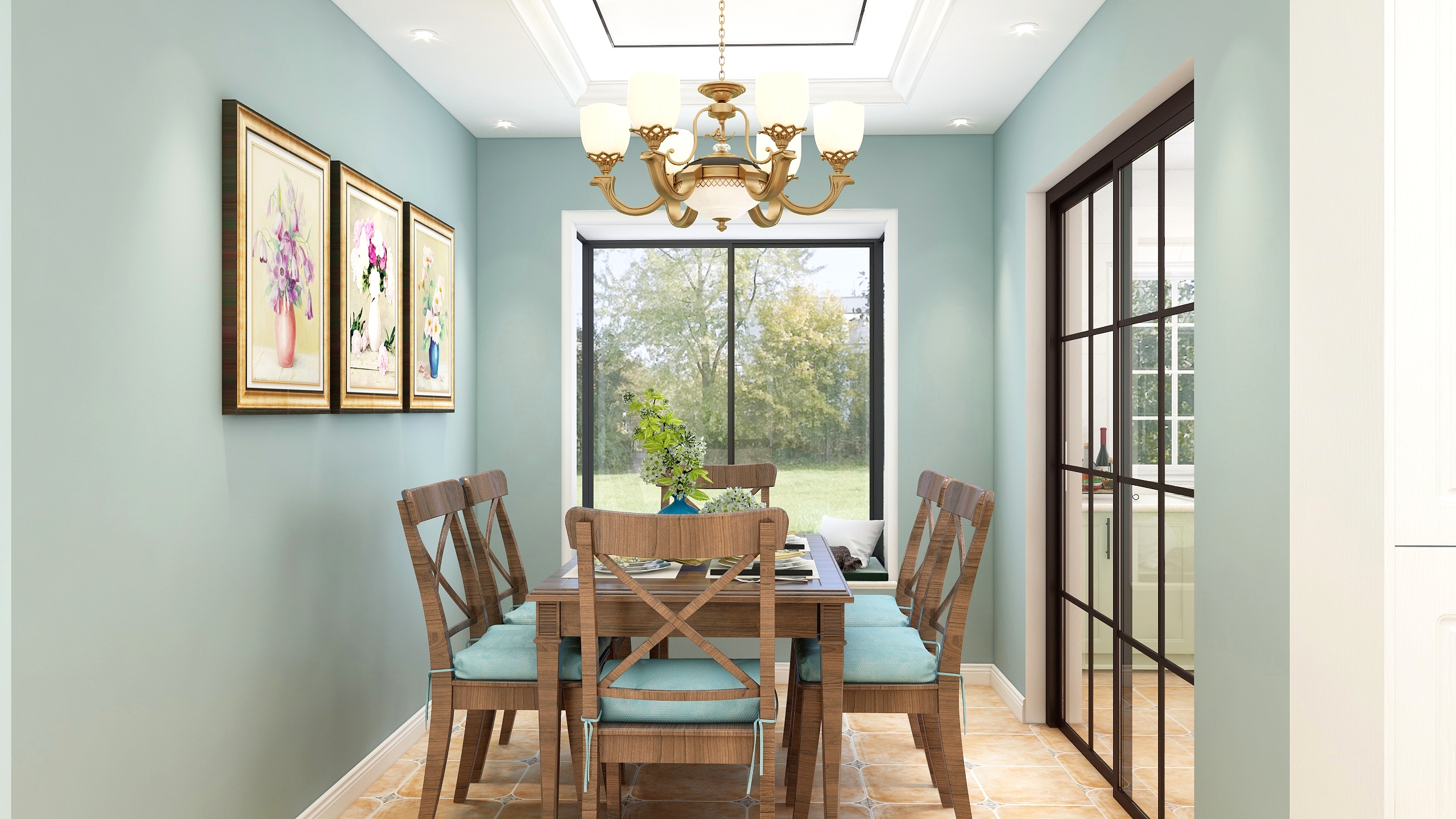 独立设计师董小生-美式装修效果图