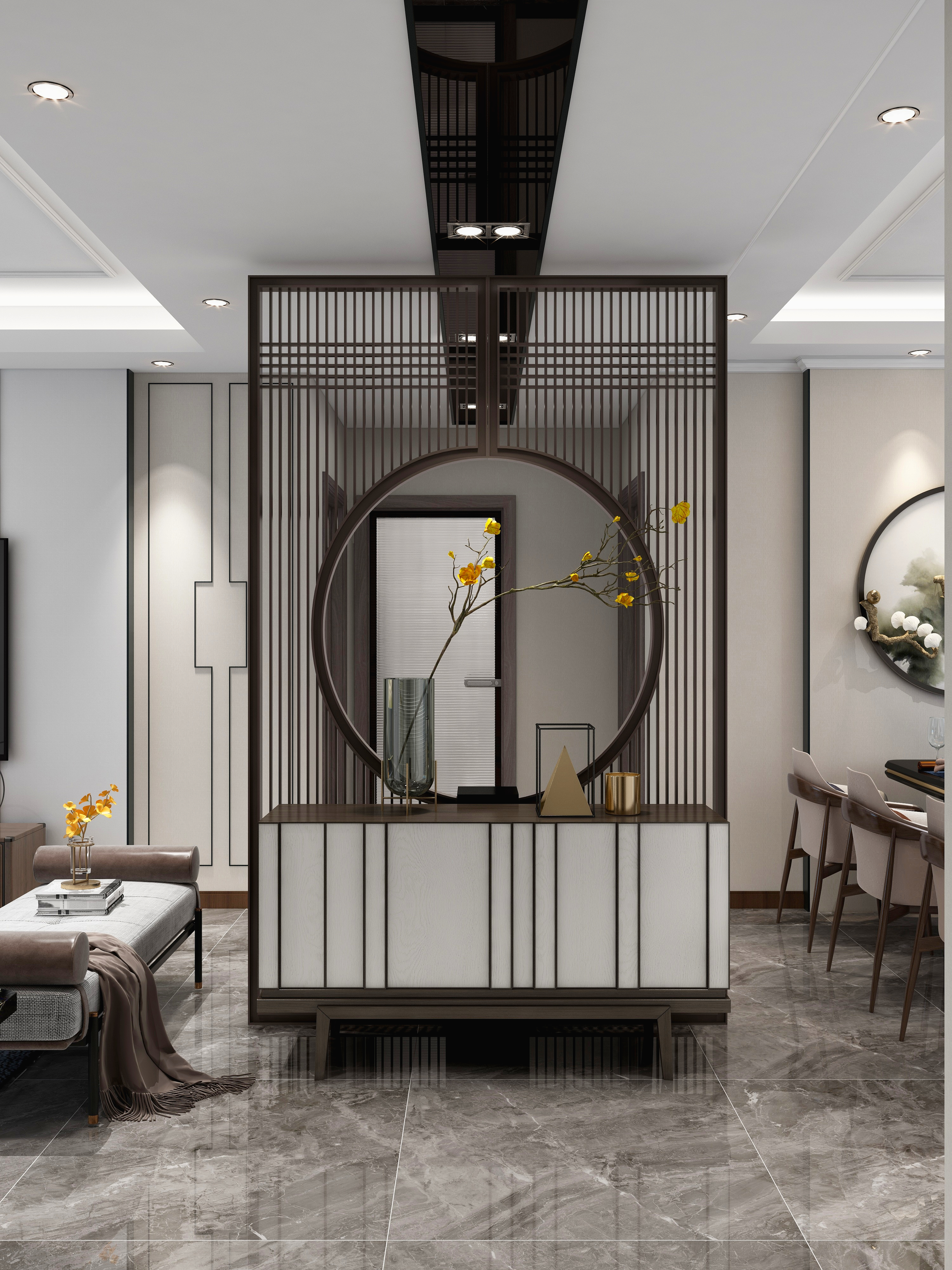 新疆友森装饰工程有限公司-122方新中式三居-副本-装修设计方案