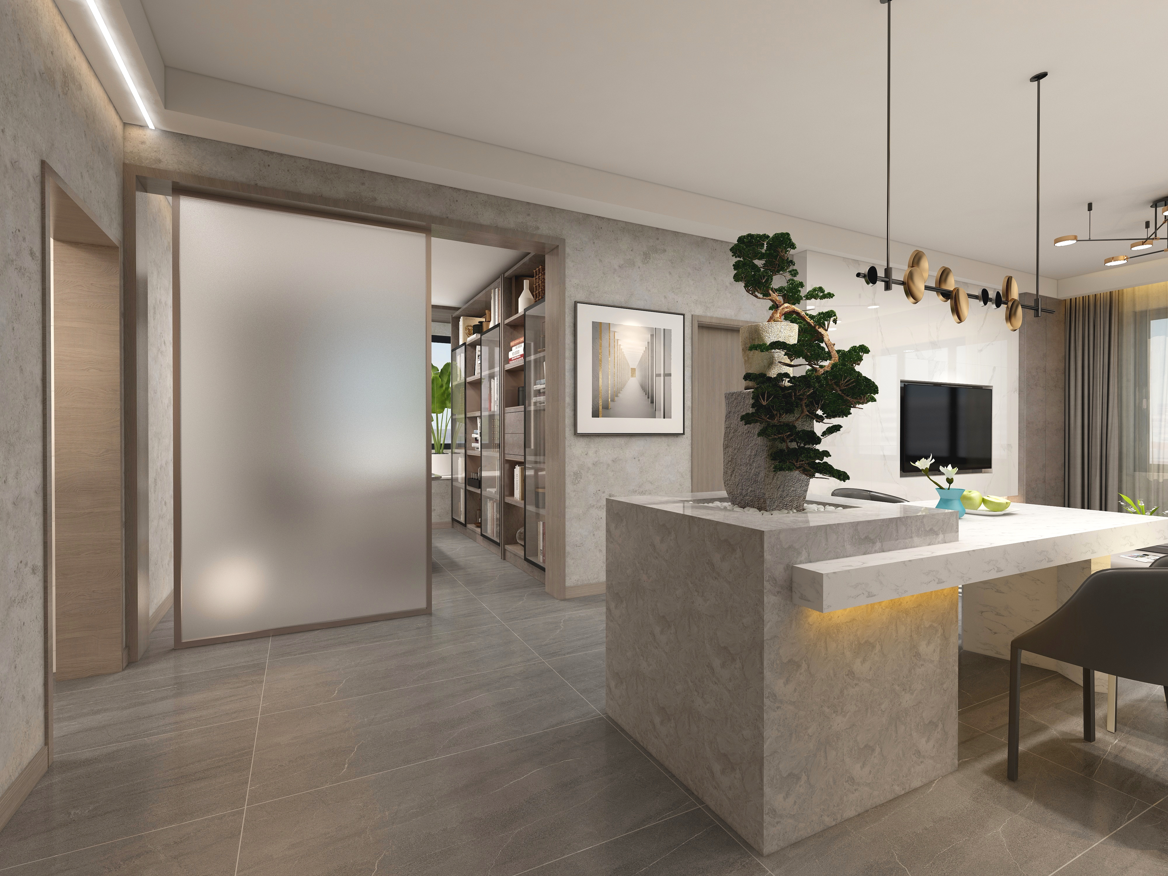 瑞文设计aJVf-吾悦广场118㎡ 研发院-副本-装修设计方案