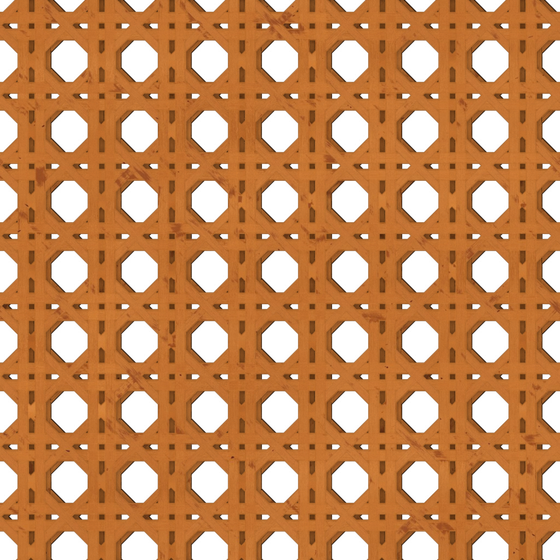 Black Real-Time Material-Rattan 3D Model