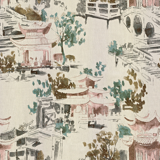 Real-Time Beige Linen Fabric Material
