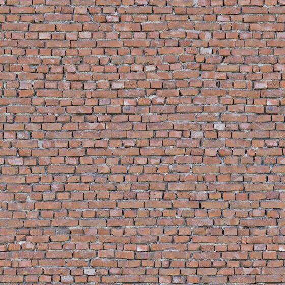 Brown Building Brick 3D Model - Real-Time Material
