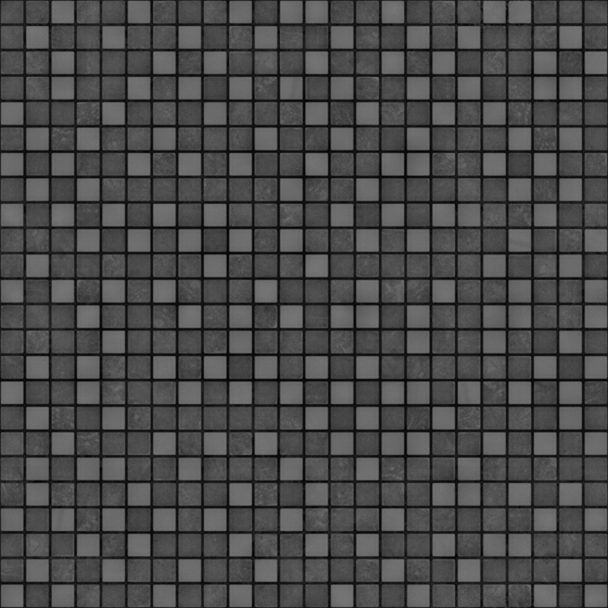 Gray Ceramic Tile 3D Model – Soft Decoration Material