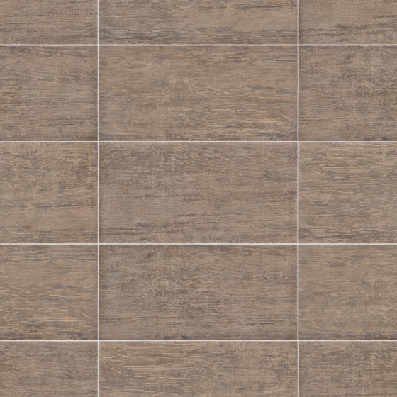 Building Ceramic Tile 3D Model in Brown Finish