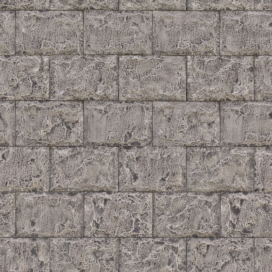 Real-Time Ceramic Tile Material 3D Model in Gray