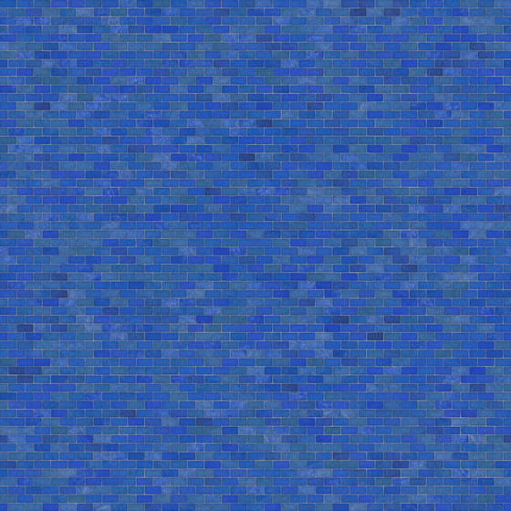 Blue Ceramic Tile Real-Time Material