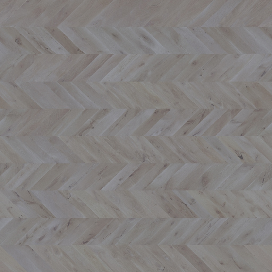 Real-Time Herringbone Wood Floor Material in Brown