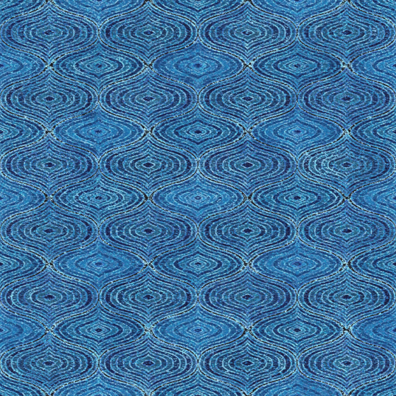 Real-Time Wall Material 3D Model in Blue