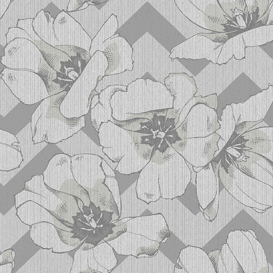 Chic Gray Wallpaper 3D Model