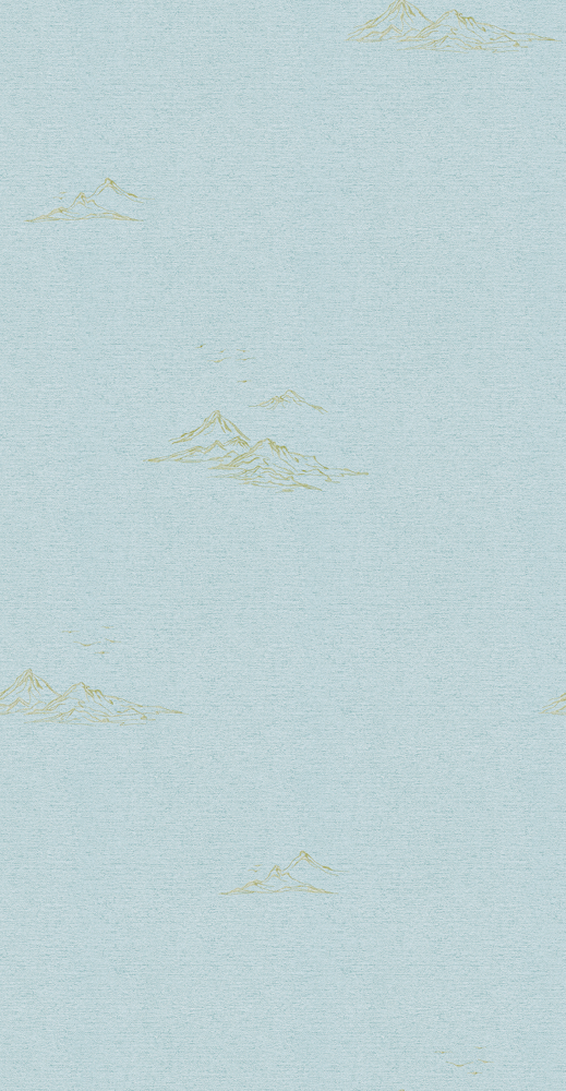 Trendy Blue Wallpaper 3D Model