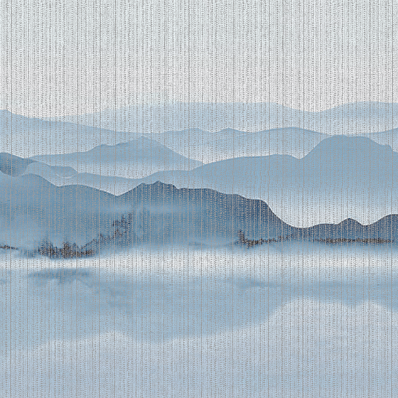Blue EUROART Wallpaper 3D Model