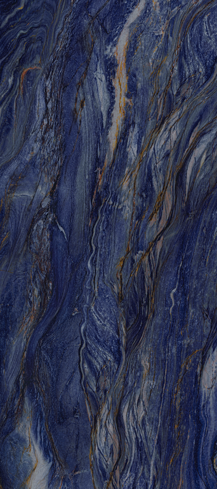 Chameleon Stone Wallboard in Gamma Blue
