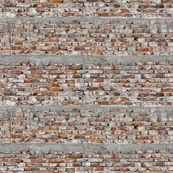 Real-Time Material Building Brick in Gray