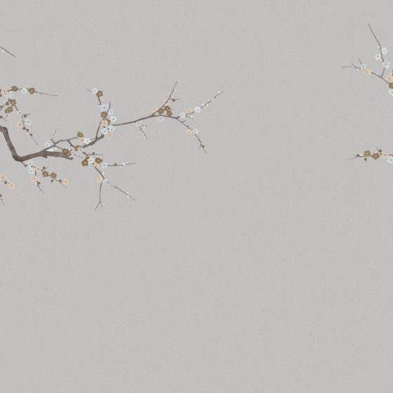 Inca Embroidery Beetle Wallpaper in Earth Color