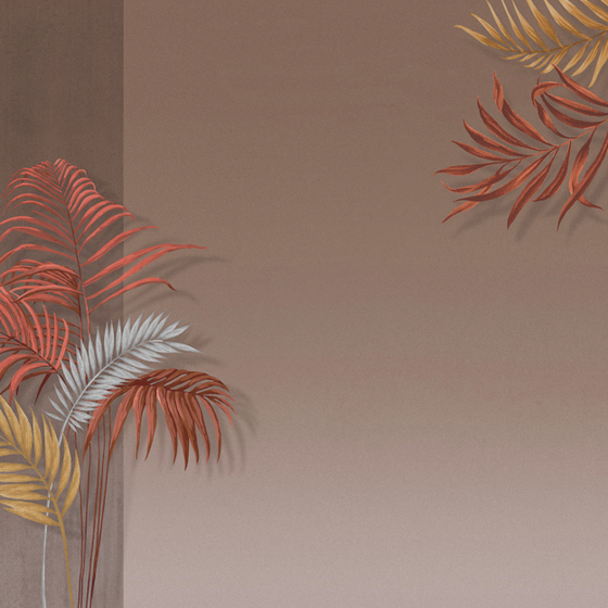 Brown Beetle Inca Embroidery Wallpaper 3D Model