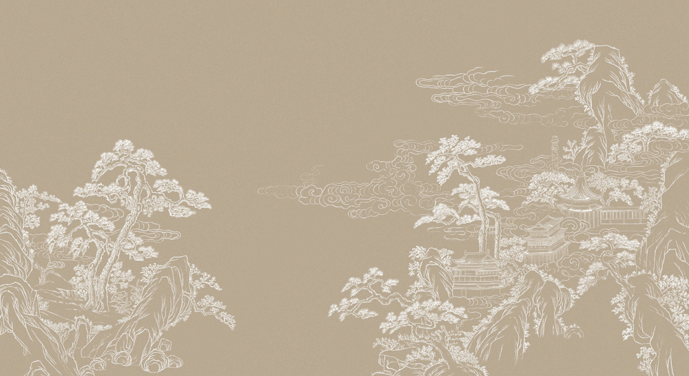 Chinese landscape G22002K-B wallpaper wall covering