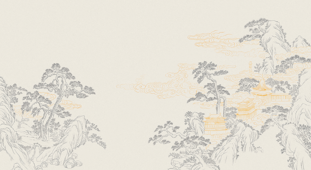 Chinese landscape G22002K-C wallpaper wall covering