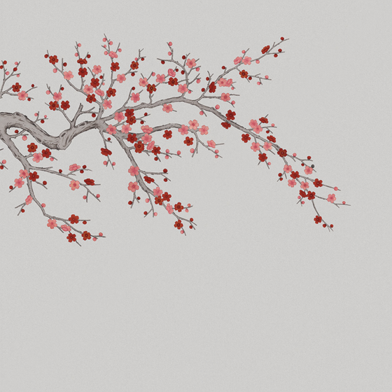 Earth Colored Beetle Inca Embroidery Wallpaper 3D Model