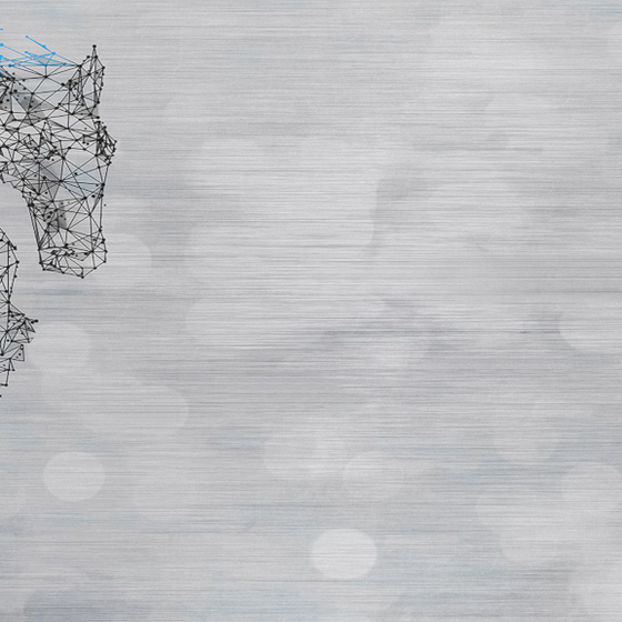The Pegasus Leaps Mural 3D Model in Blue