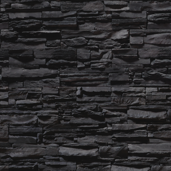 Gray Deep Grey Wall Panel Rock Material 3D Model for Stunning Walls