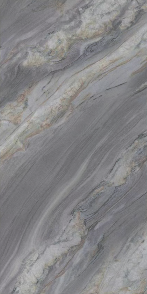 Elegant Gray Marble Tile 3D Model for Bathrooms