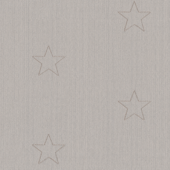 Beige Future Stars Children's Wall Fabric