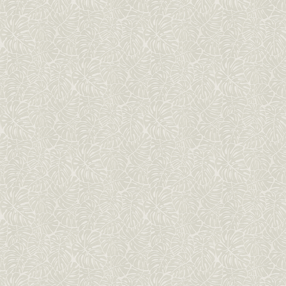 Cream Green Plant Print - Wallpaper -1250*1500