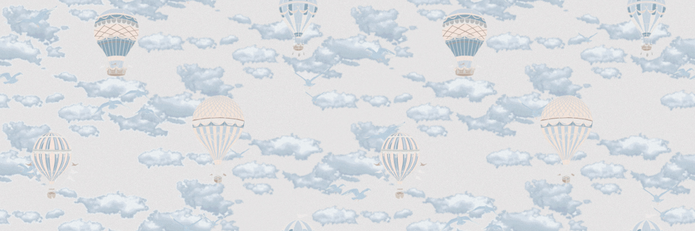 Children's Style Seamless Wall Fabric in Beige