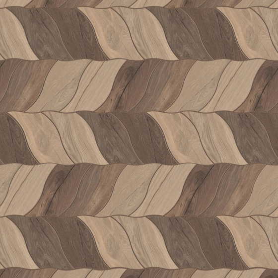 Elegant Beige Solid Wood Flooring 3D Model