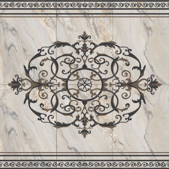 Orange Outdoor Floor Tiles - CNC-12185