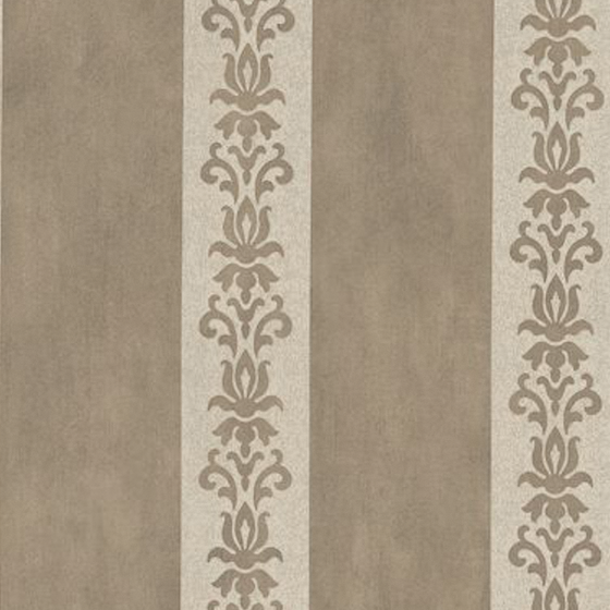 European-style Light Yellow Floral Patterned Wallpaper 3D Model
